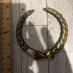 Gold Laurel Wreath Car Emblem Cadillac